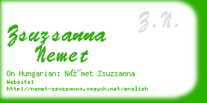 zsuzsanna nemet business card